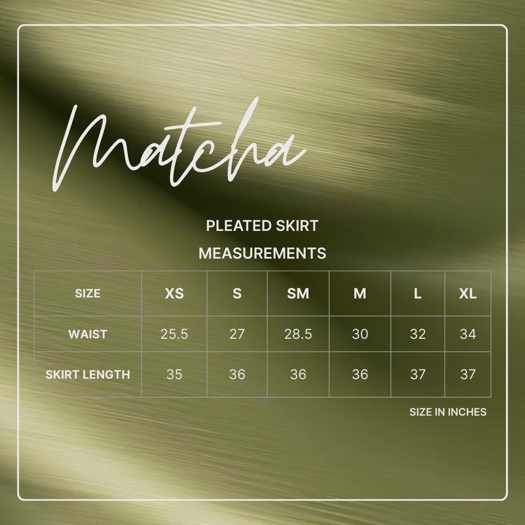 Matcha Pleated Skirt - Image 3